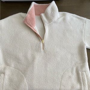 Women’s Long Sleeve Half Zip Sherpa Pull-Over